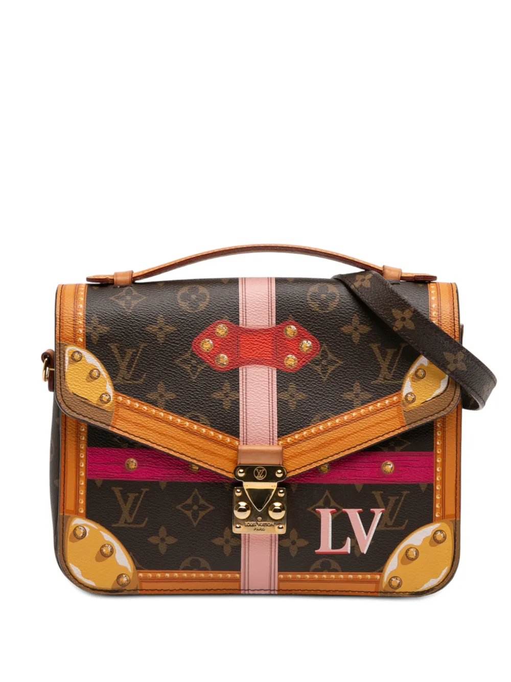 2018 Monogram Summer Trunks Pochette Metis satchel