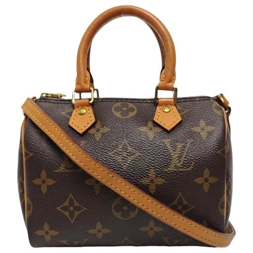 Nano Speedy / Mini HL leather handbag