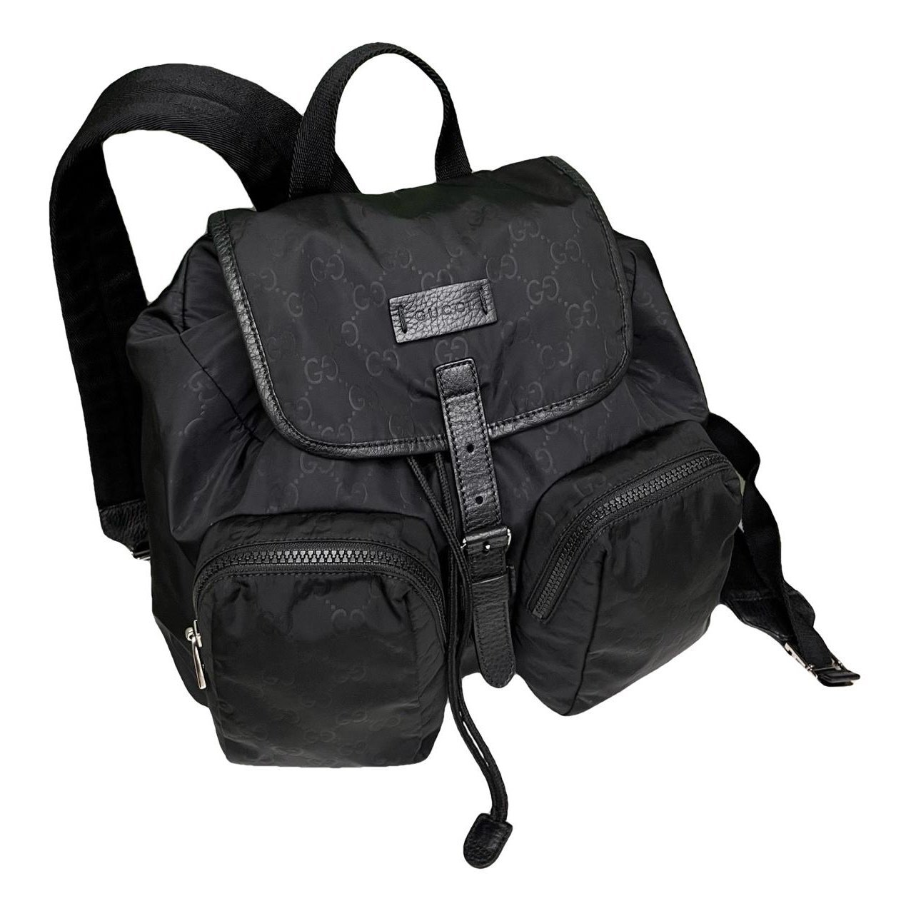 Vintage Bamboo leather backpack