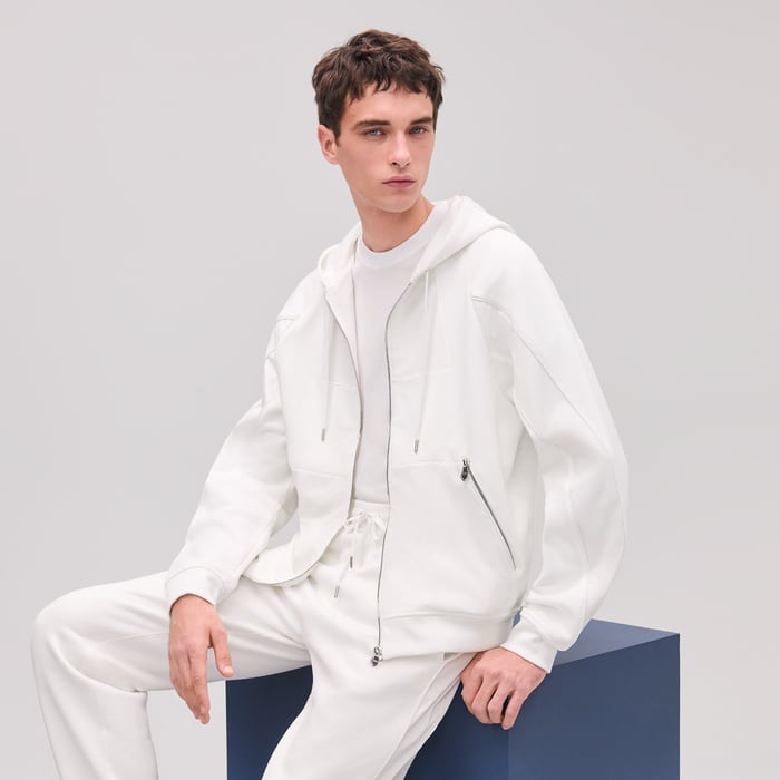 Blanc Sport Capsule Zipped Hooded Sweater