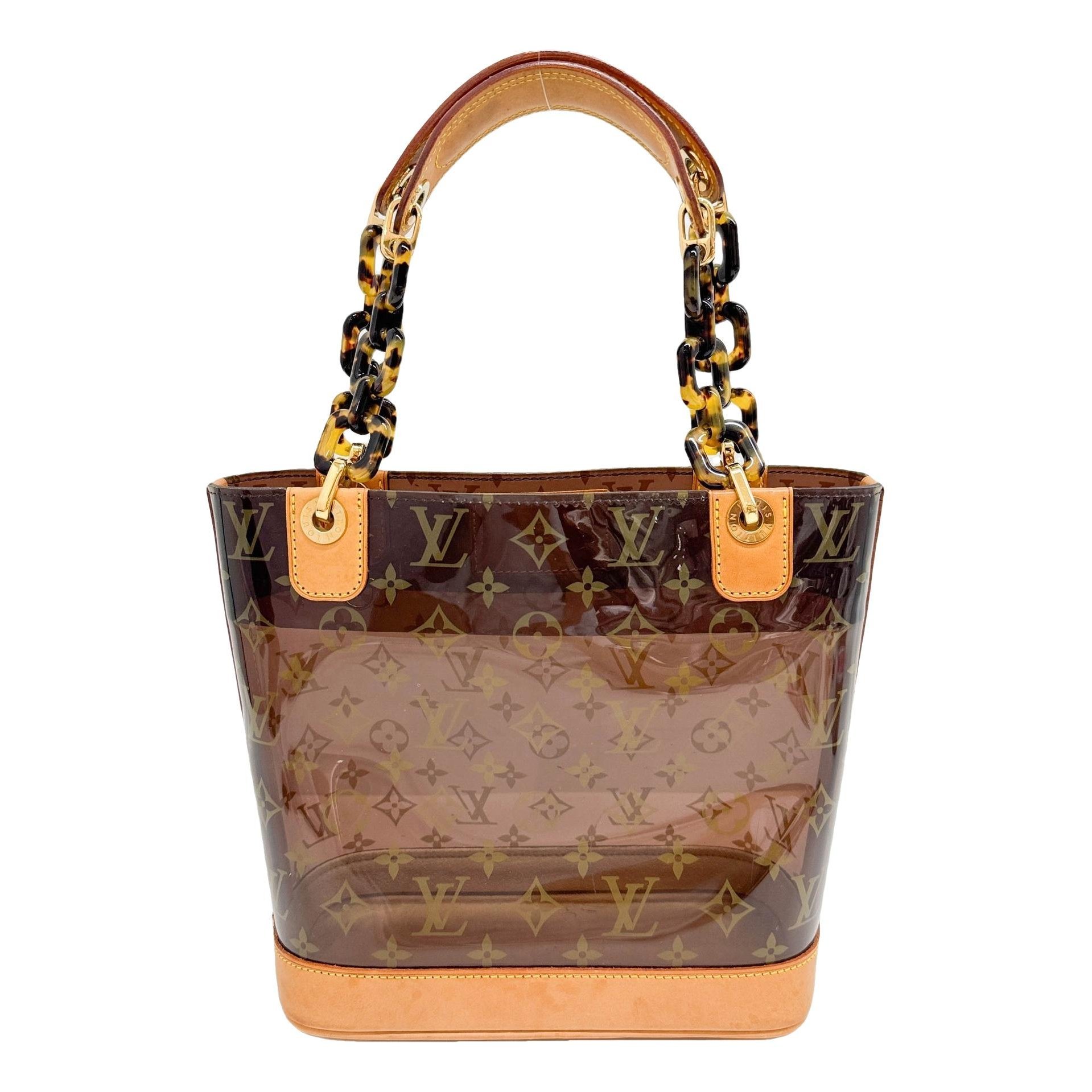 Ambre vinyl handbag