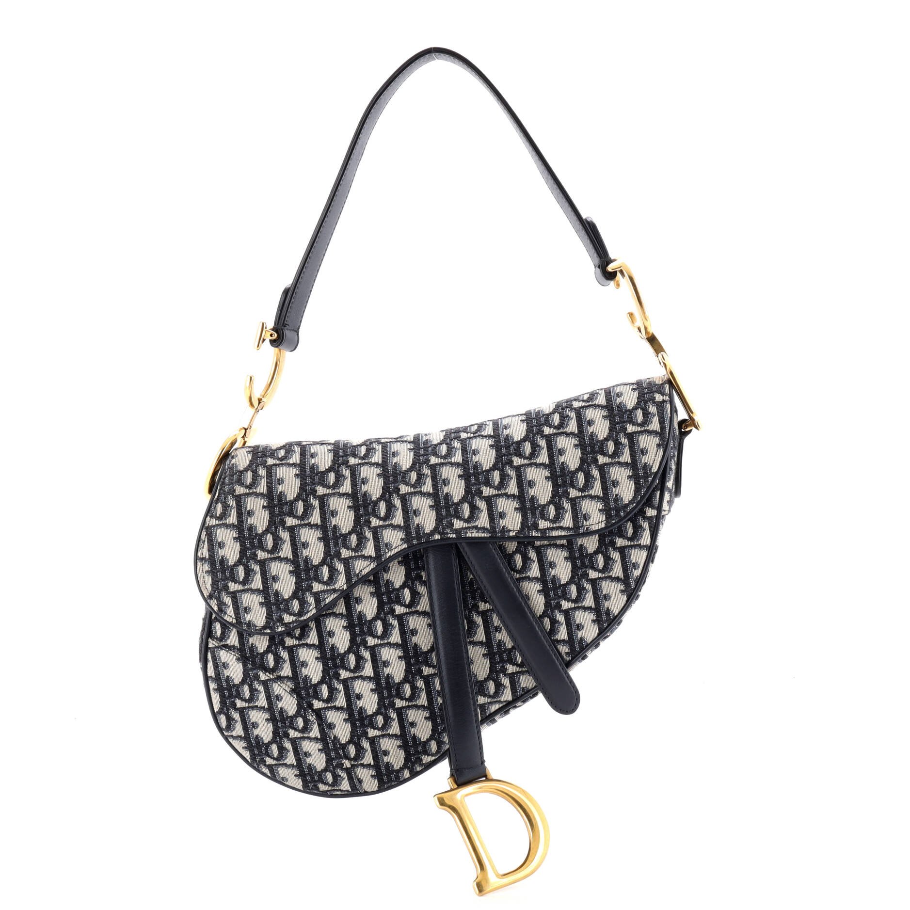 Dior Saddle Handbag Oblique Canvas Medium