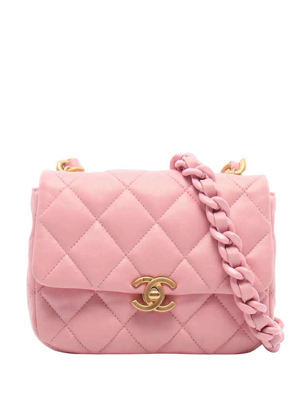 2021-2026 Mini Quilted Lambskin Candy Chain Flap crossbody bag