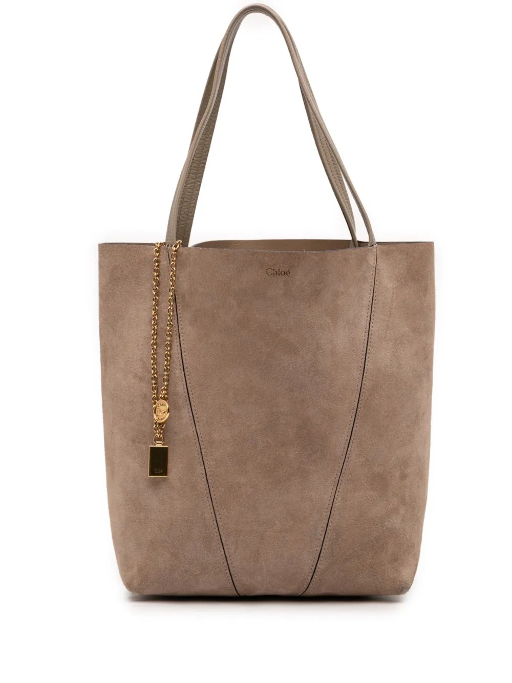 2002-2026 Medium Suede Spin tote bag
