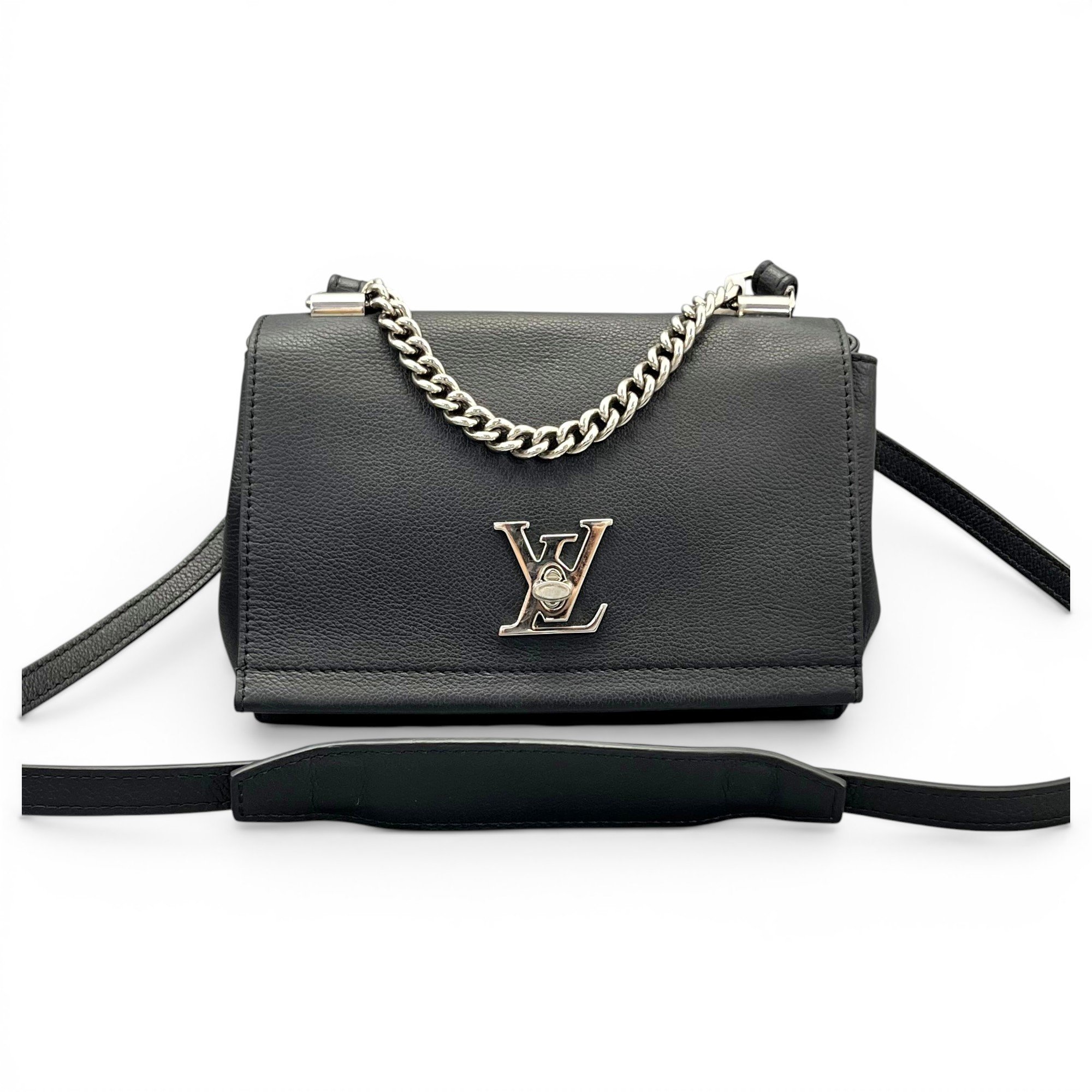 Lockme leather crossbody bag