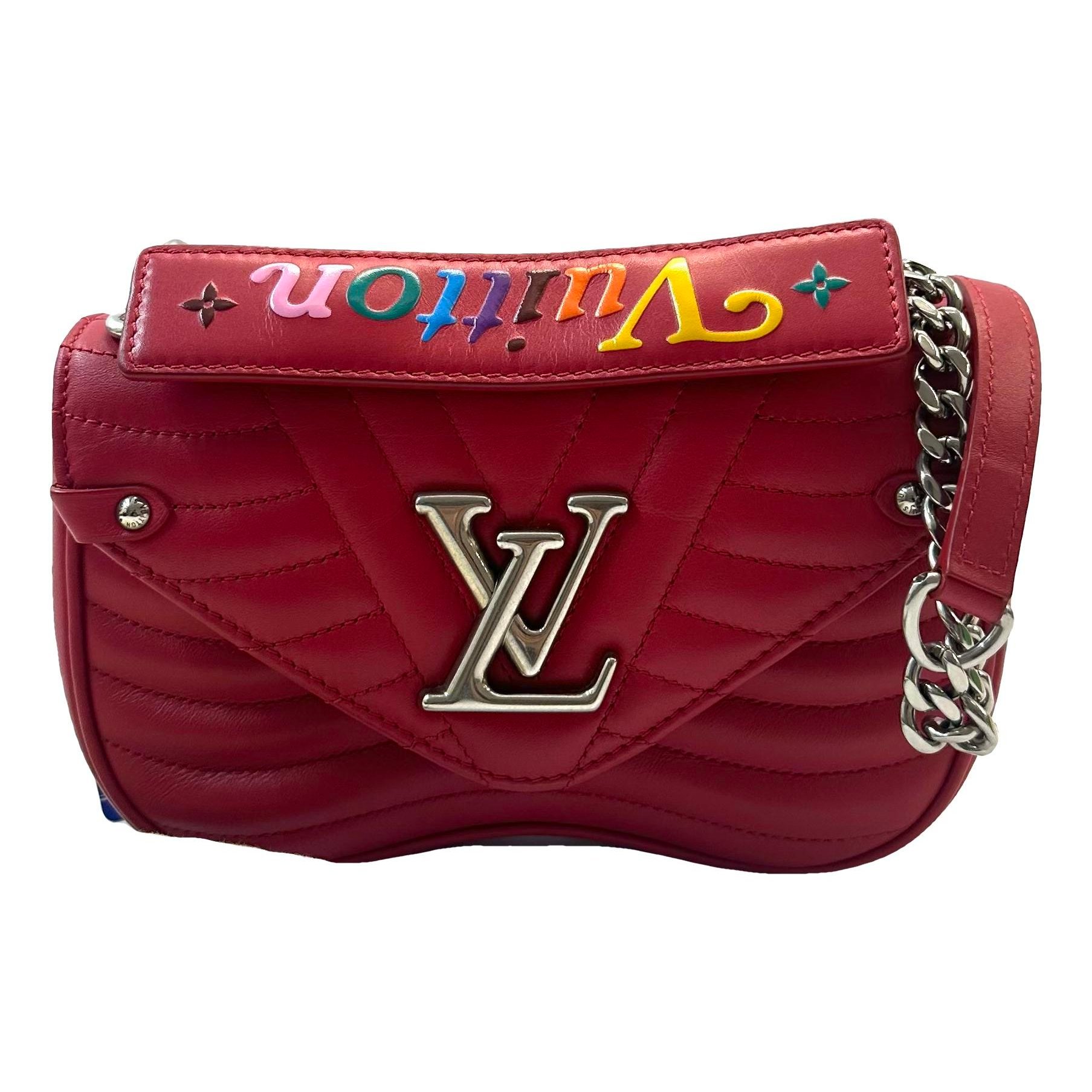New Wave leather handbag