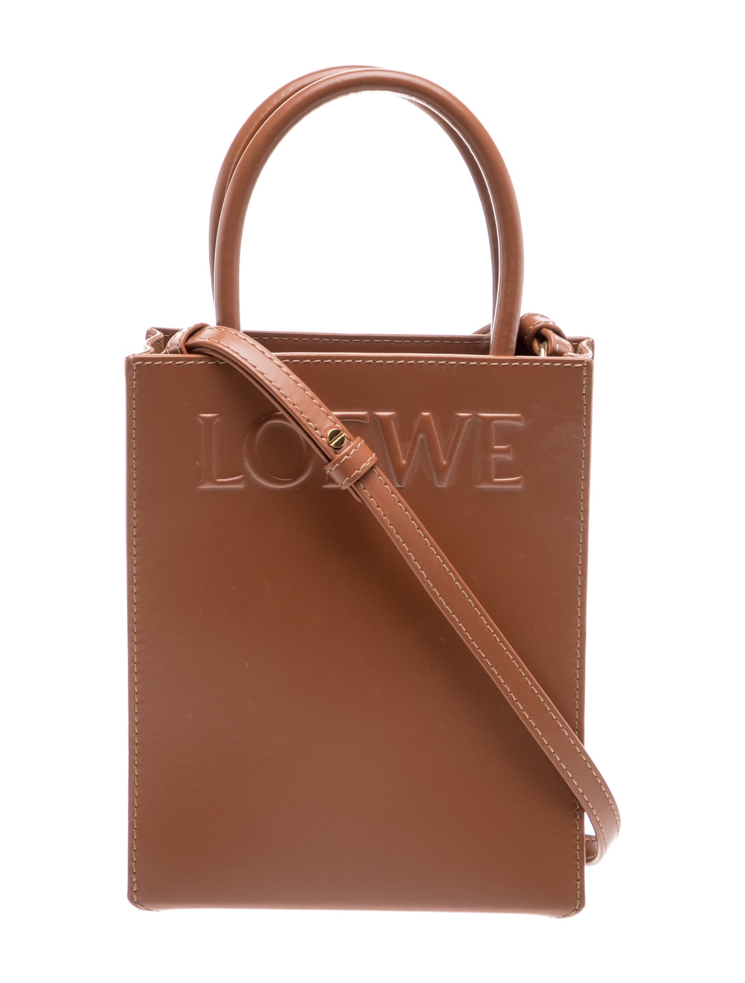 Loewe Leather Top Handle Bag 2023