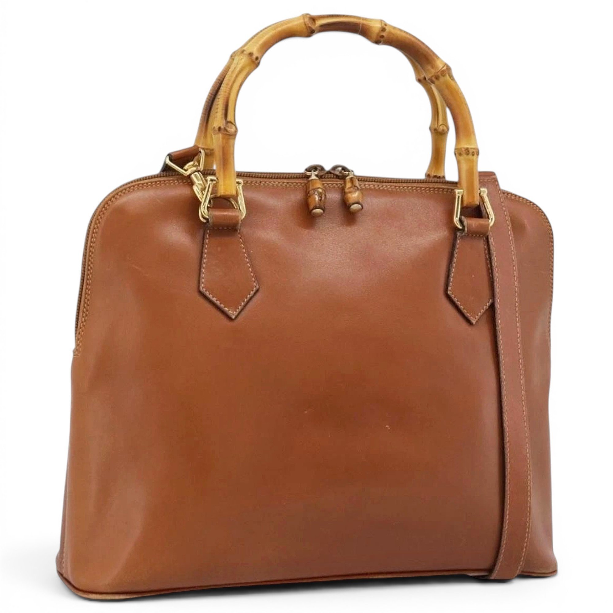 Leather handbag