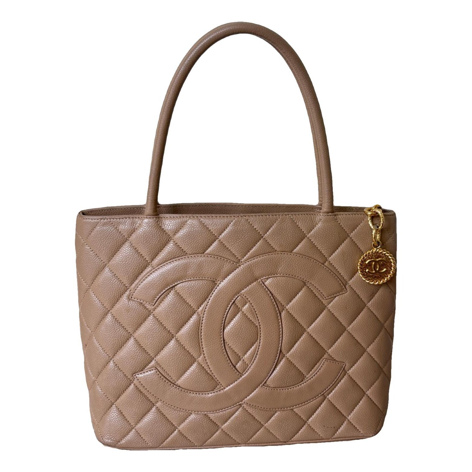 Médaillon leather tote