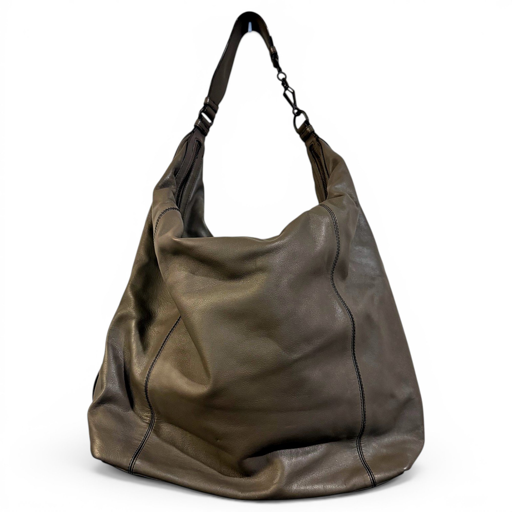 Leather handbag