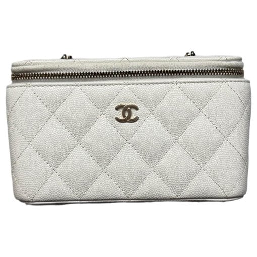 Vanity leather handbag