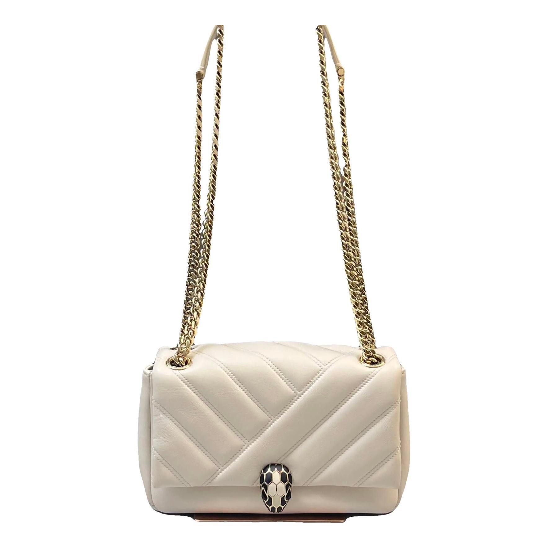 Serpenti leather crossbody bag