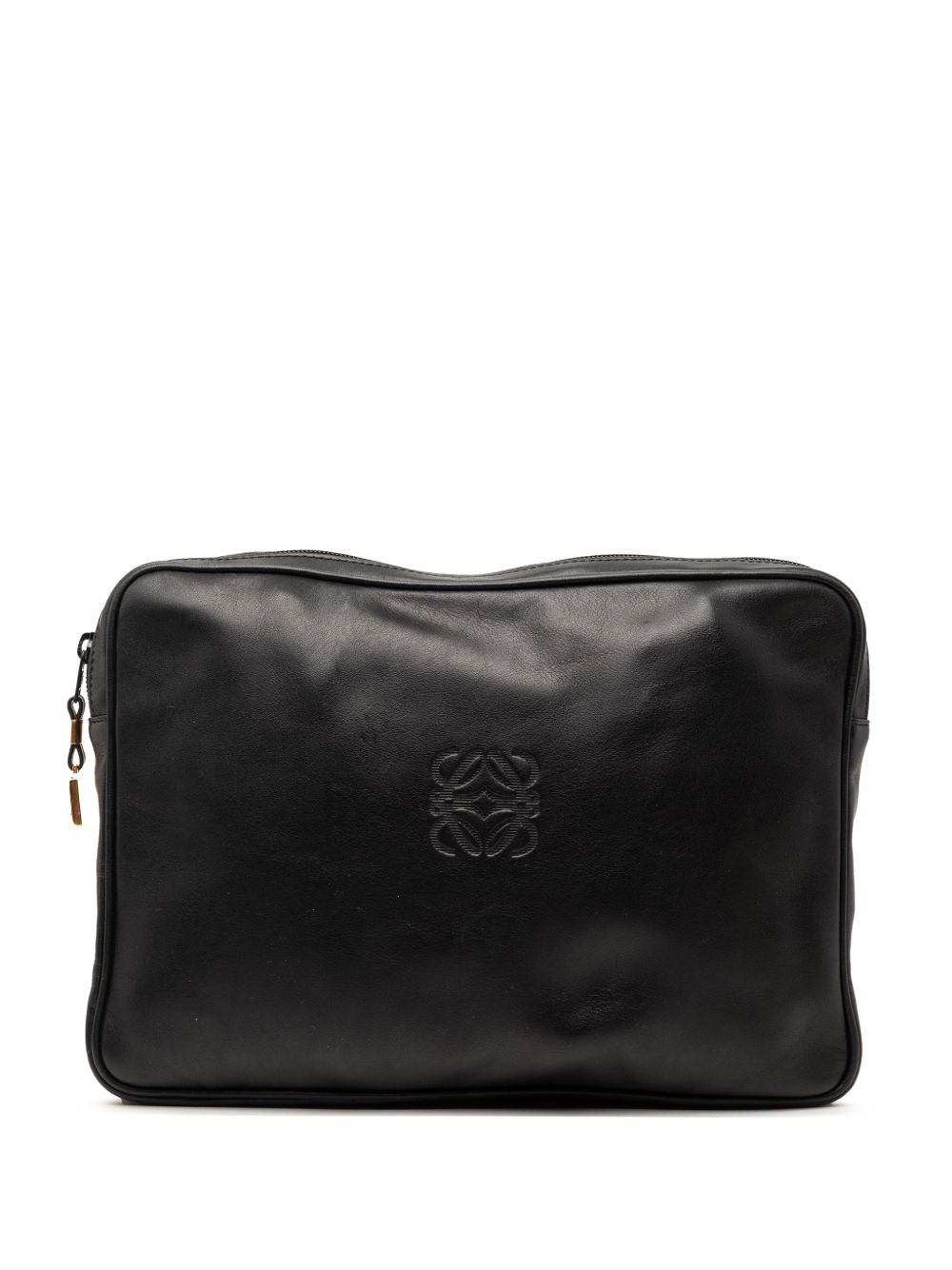 2000-2026 Leather Anagram clutch bag