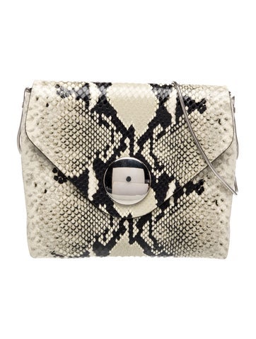 Embossed Leather Shoulder Bag