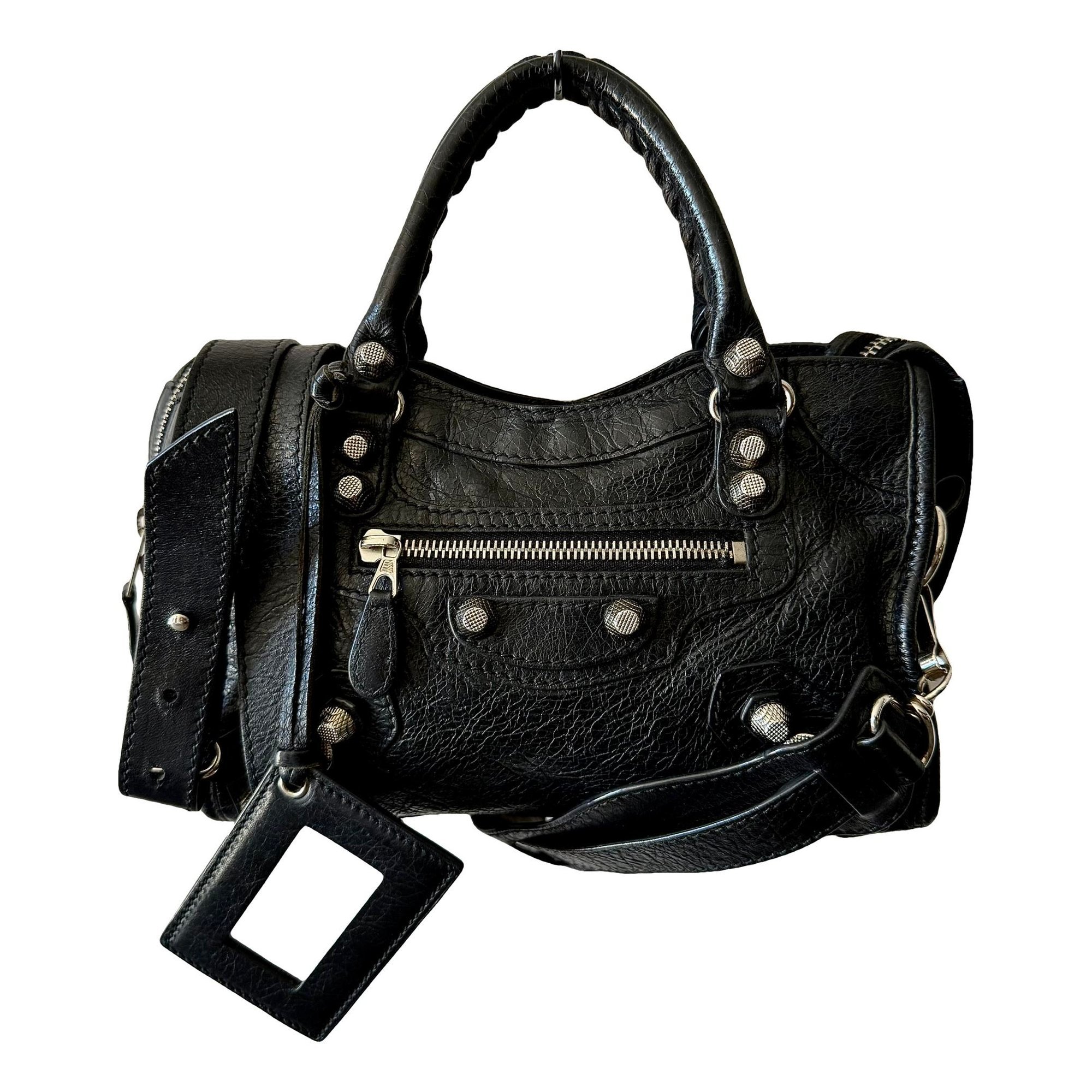 Leather crossbody bag