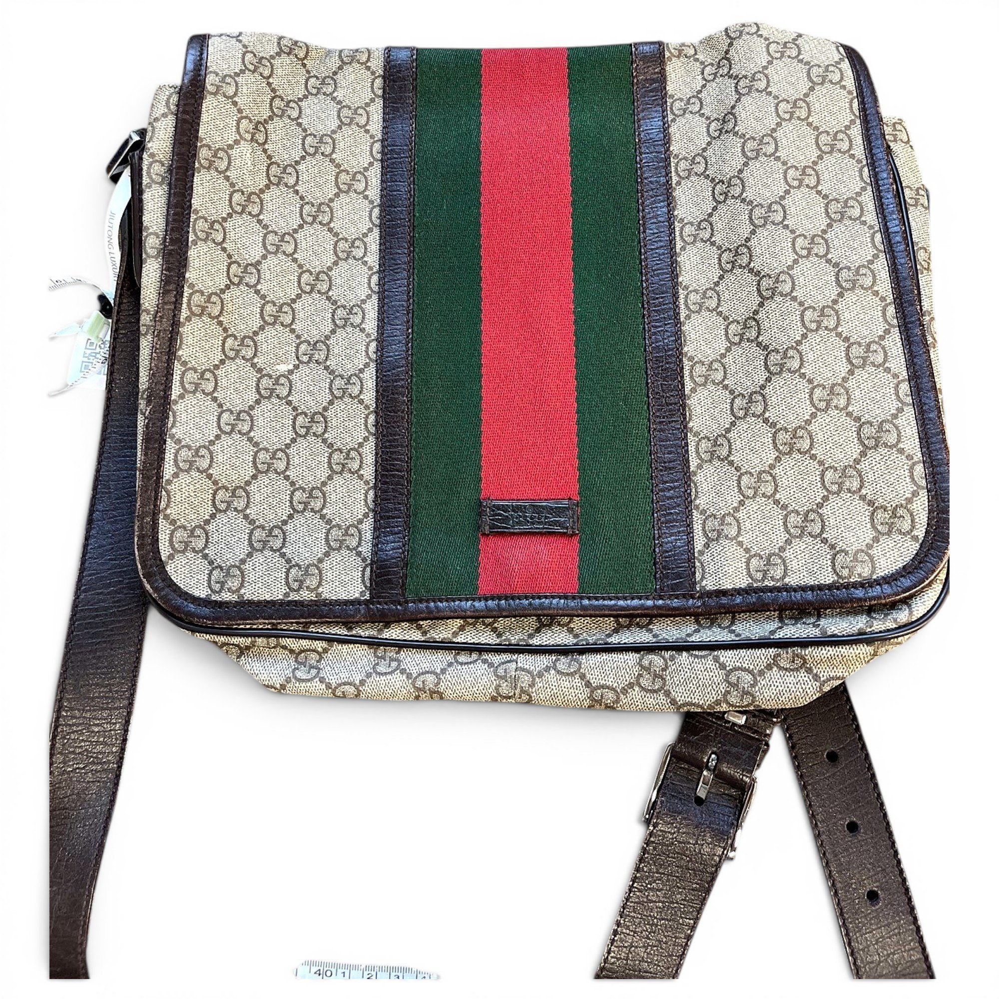 Vegan leather crossbody bag