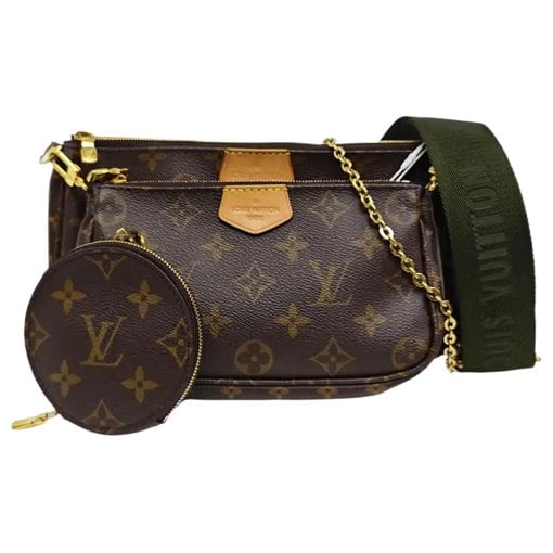 Maxi Multi Pochette Accessoires leather handbag