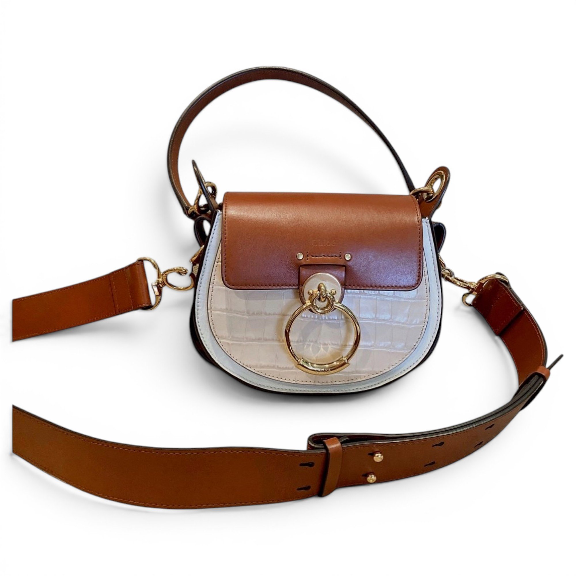 Tess leather handbag