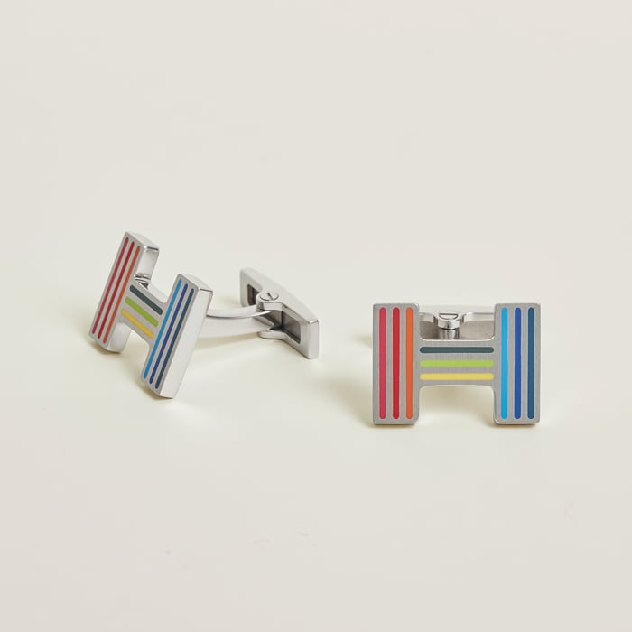 Multicolore Quizz Rainbow Cufflinks