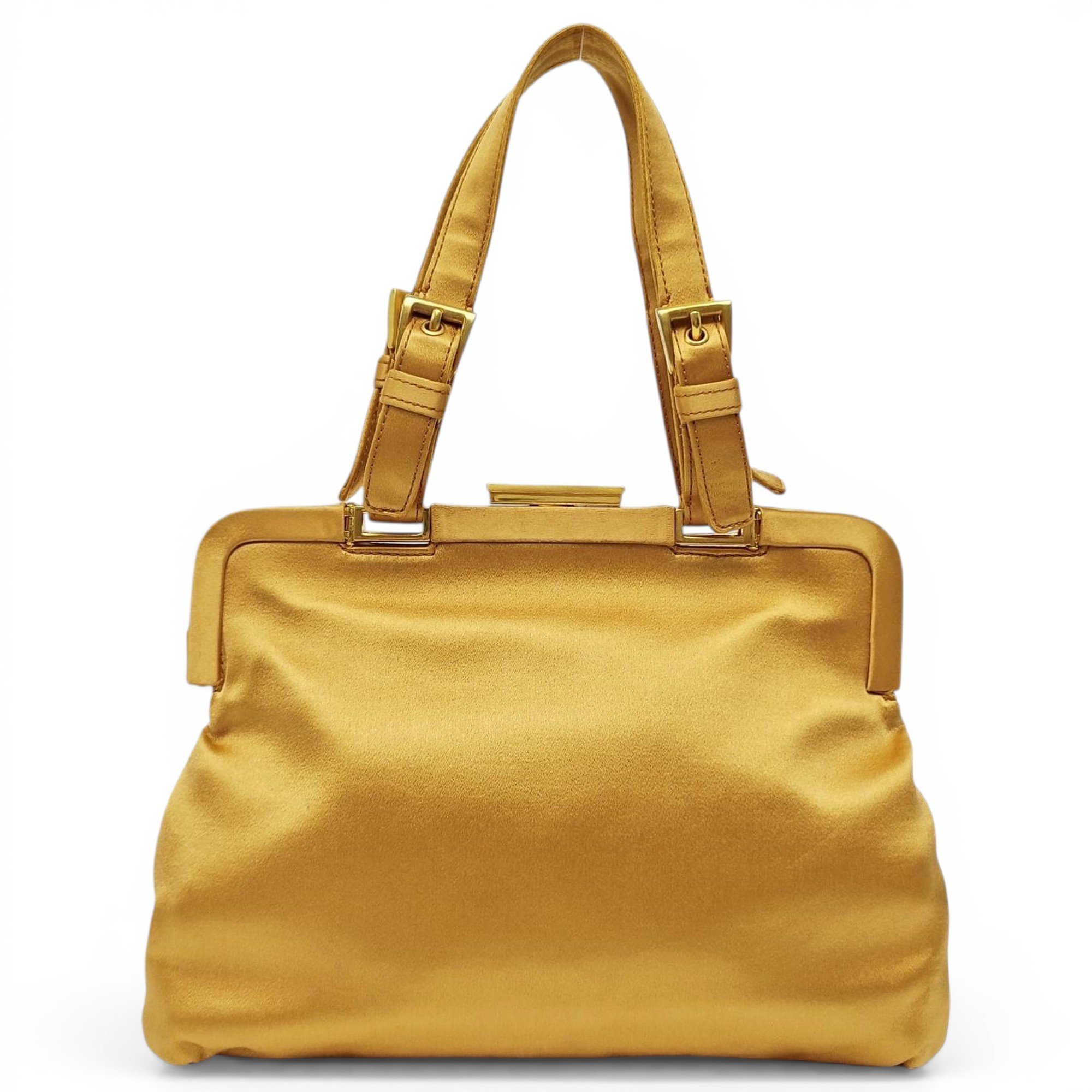 Pyramid vinyl handbag