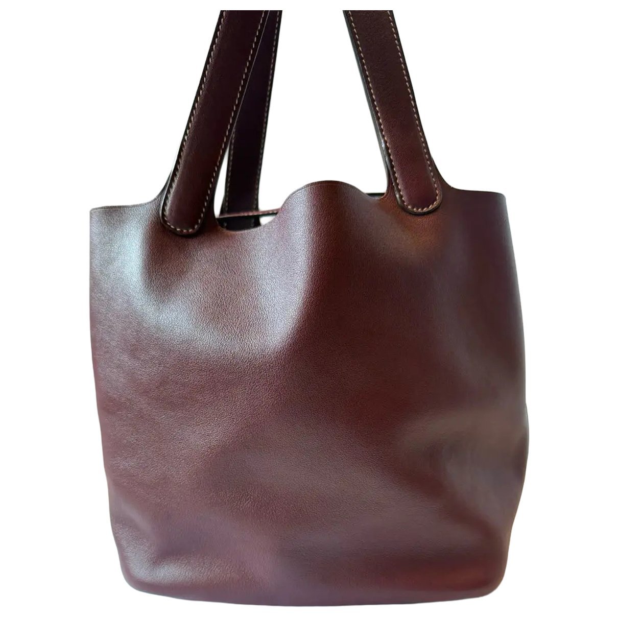 Picotin leather handbag
