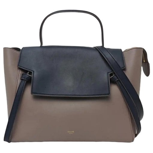 Belt leather handbag