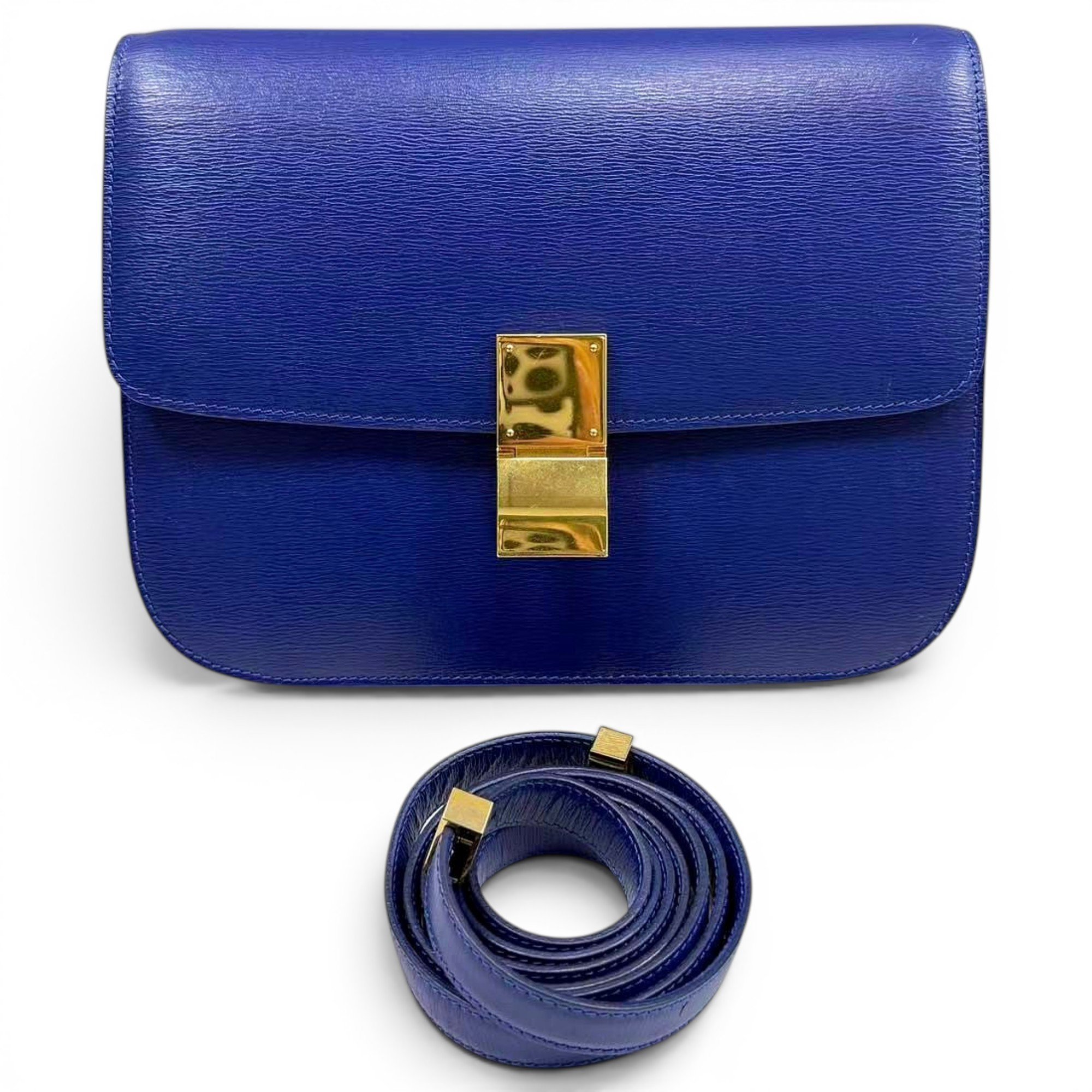 Classic leather crossbody bag