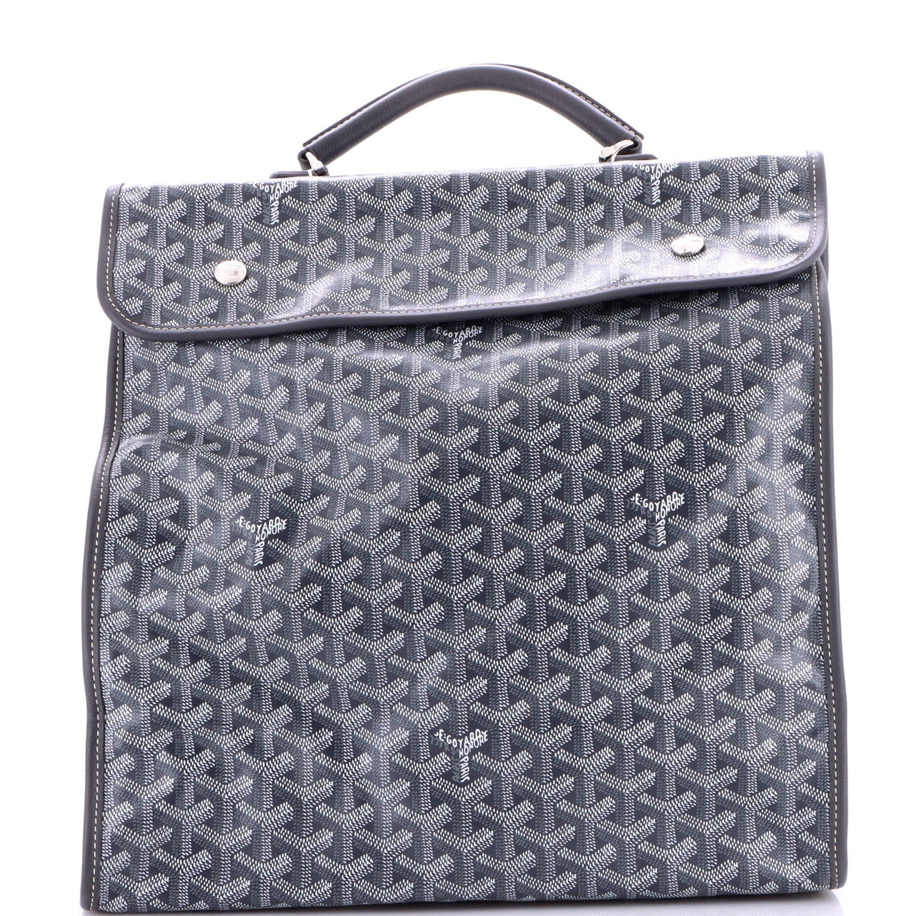 Saint Leger Briefcase Backpack Coated Canvas