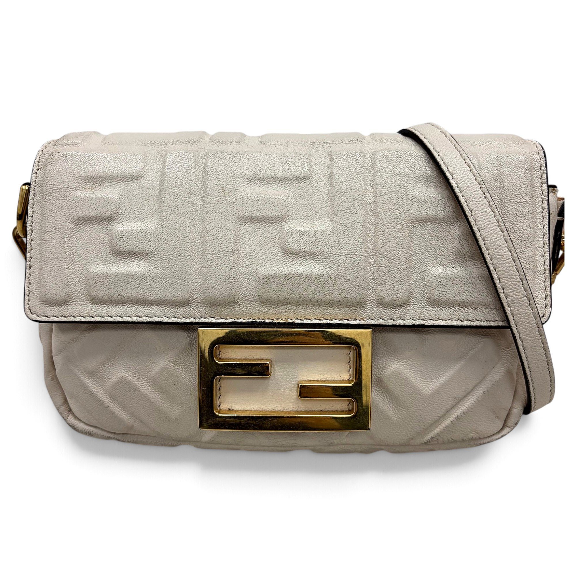 Baguette leather handbag
