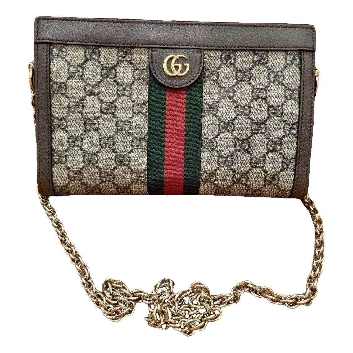 Ophidia Chain leather handbag
