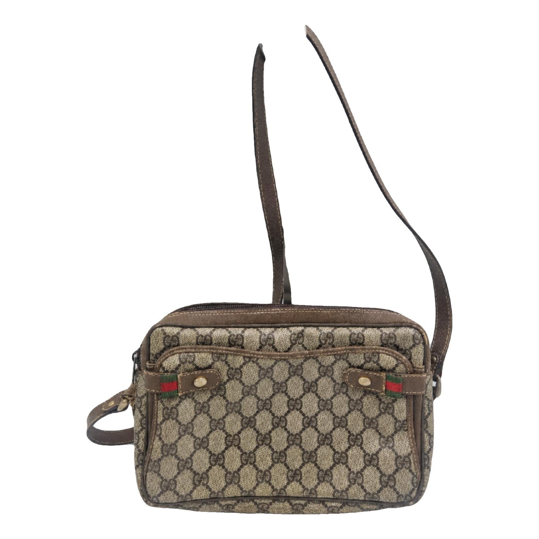 Ophidia leather crossbody bag