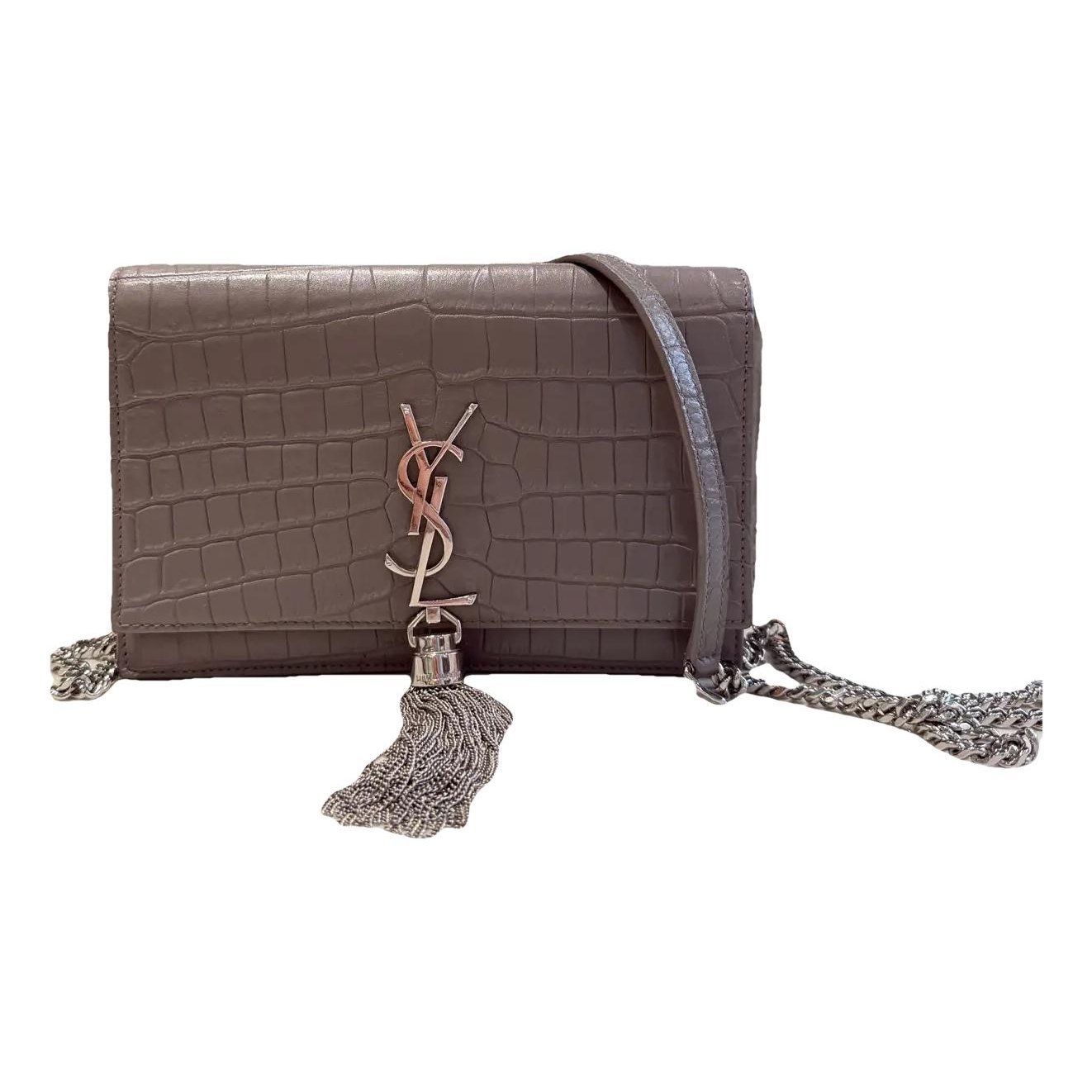 Pompom Kate leather crossbody bag