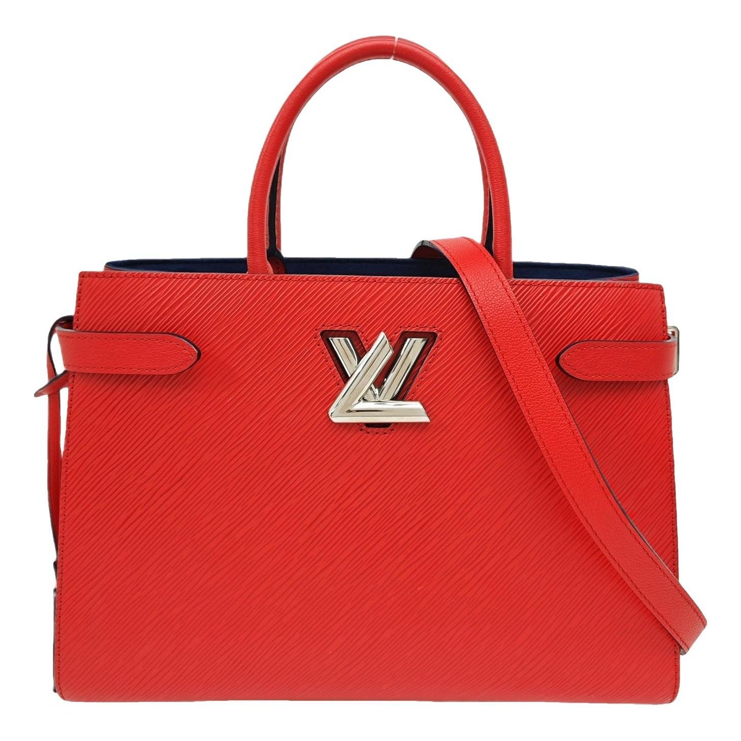Twist leather handbag