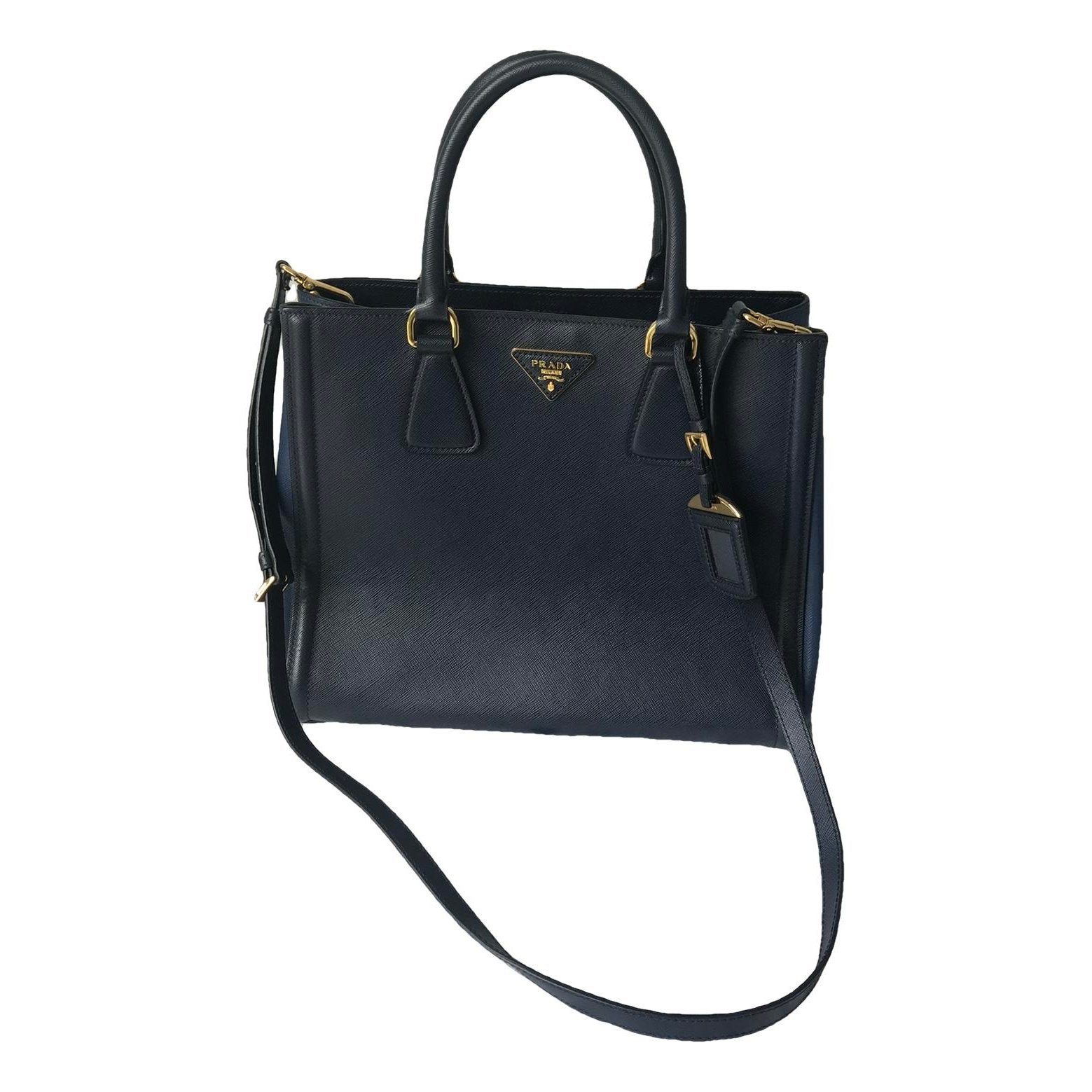 Bibliothèque leather handbag