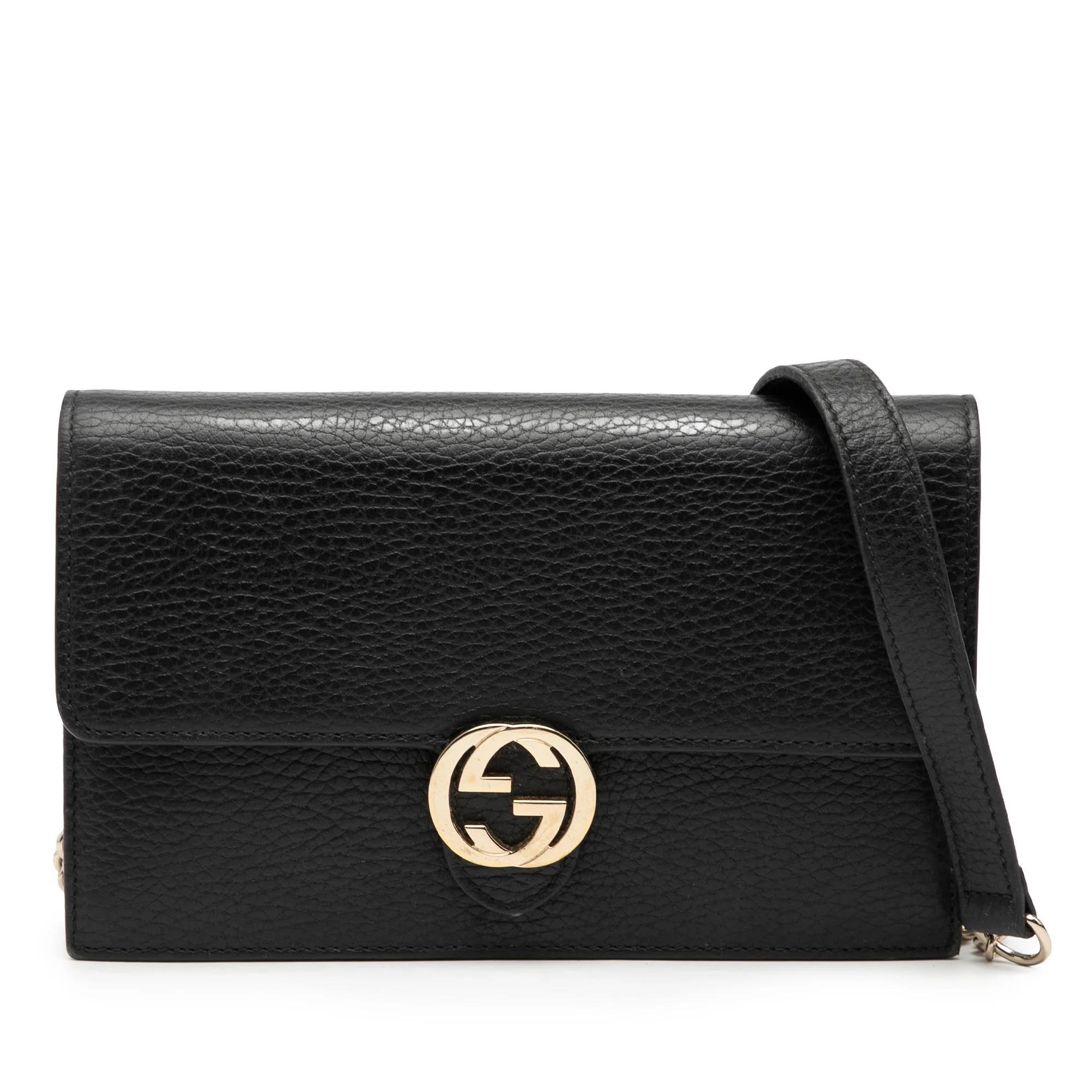 Interlocking pony-style calfskin handbag
