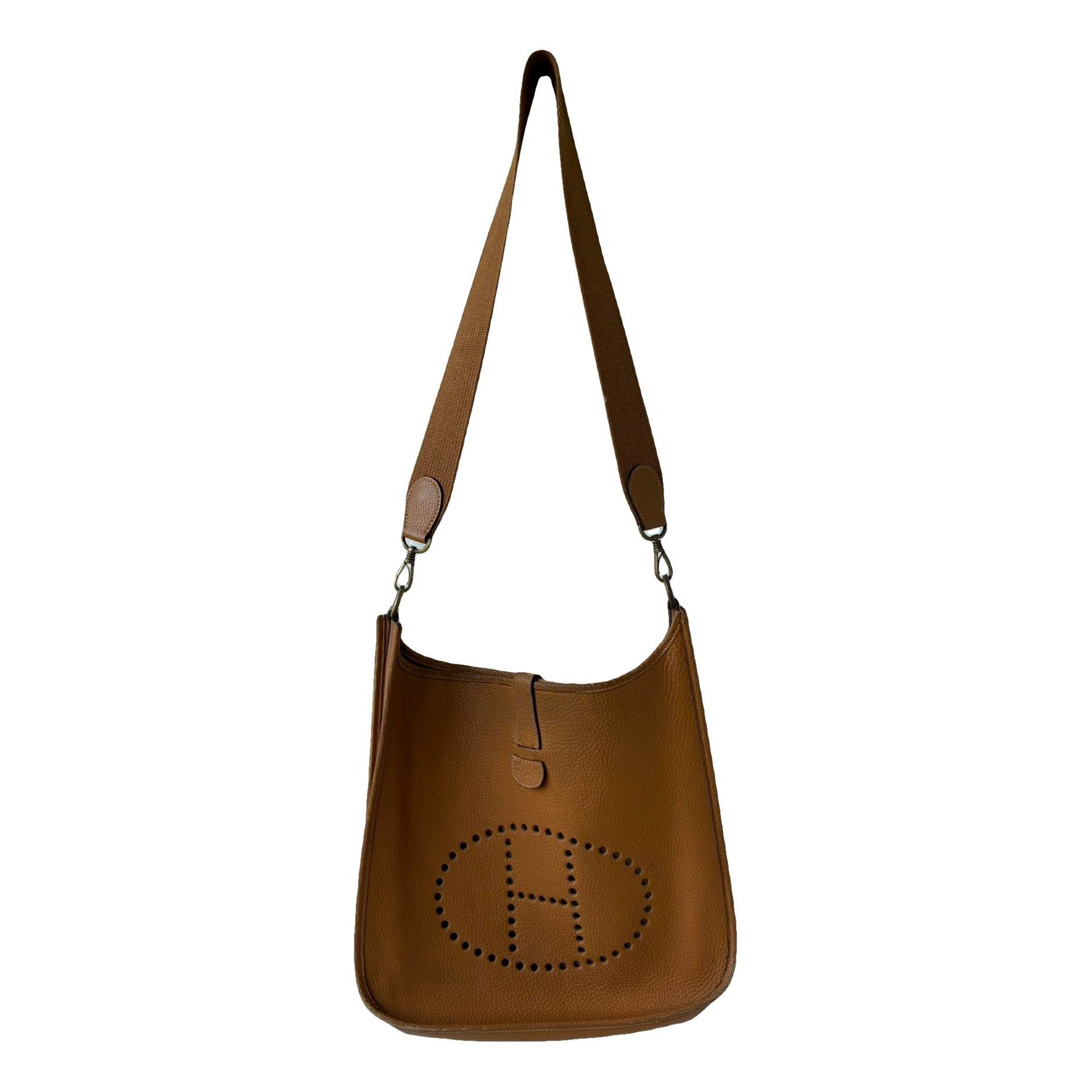 Evelyne leather handbag
