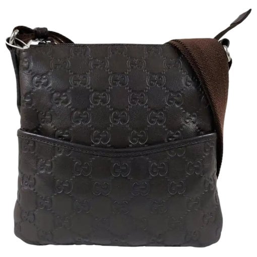 Leather crossbody bag