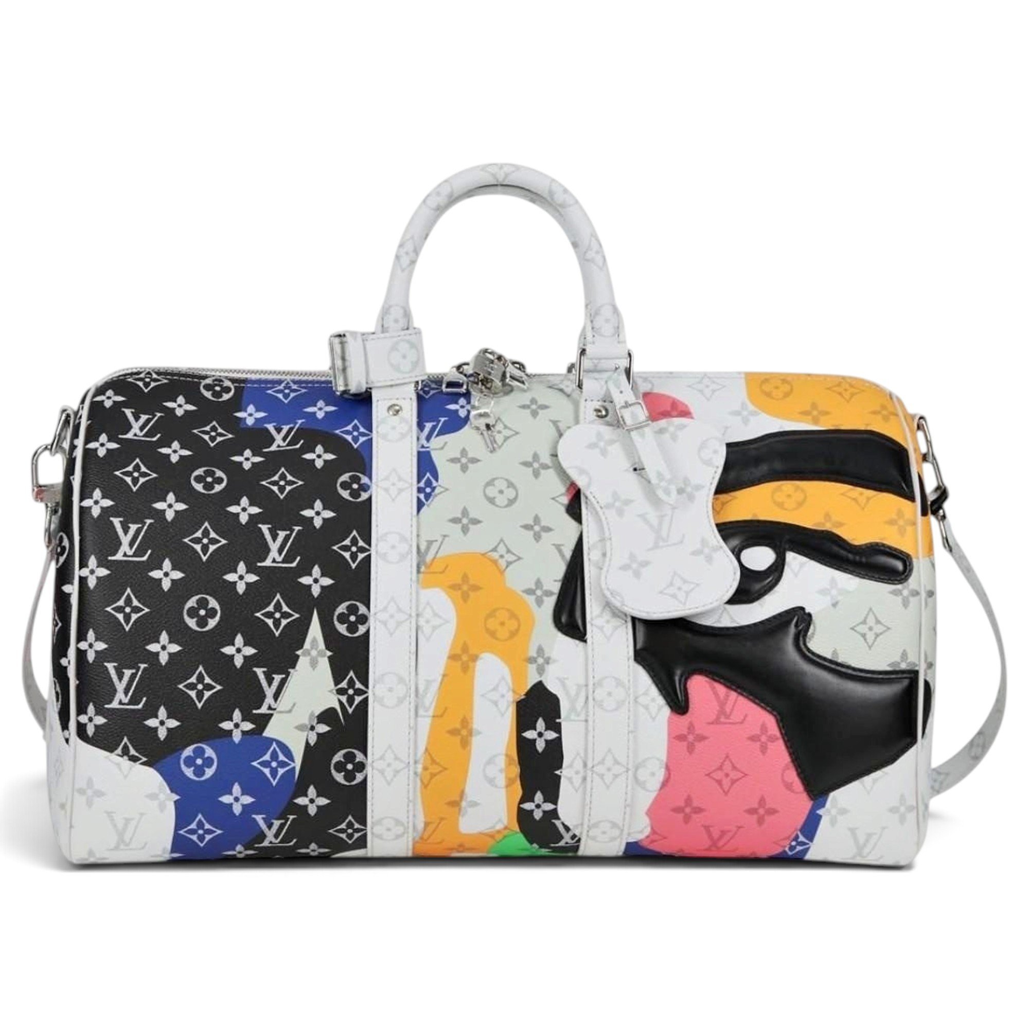 Leather bowling bag