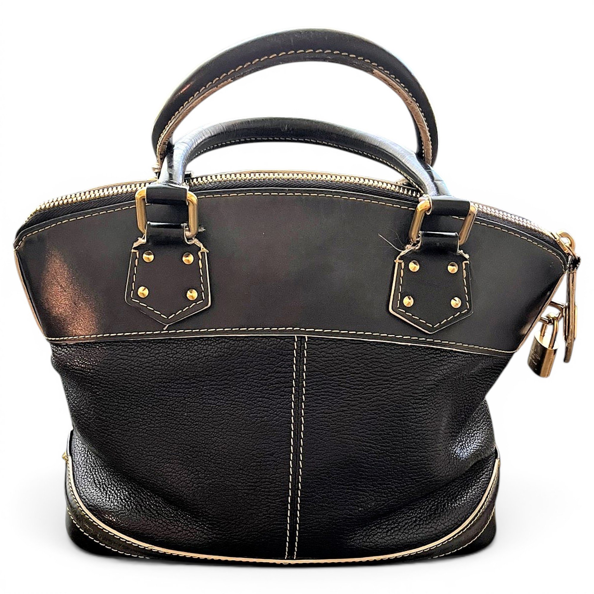 Soft Lockit leather handbag