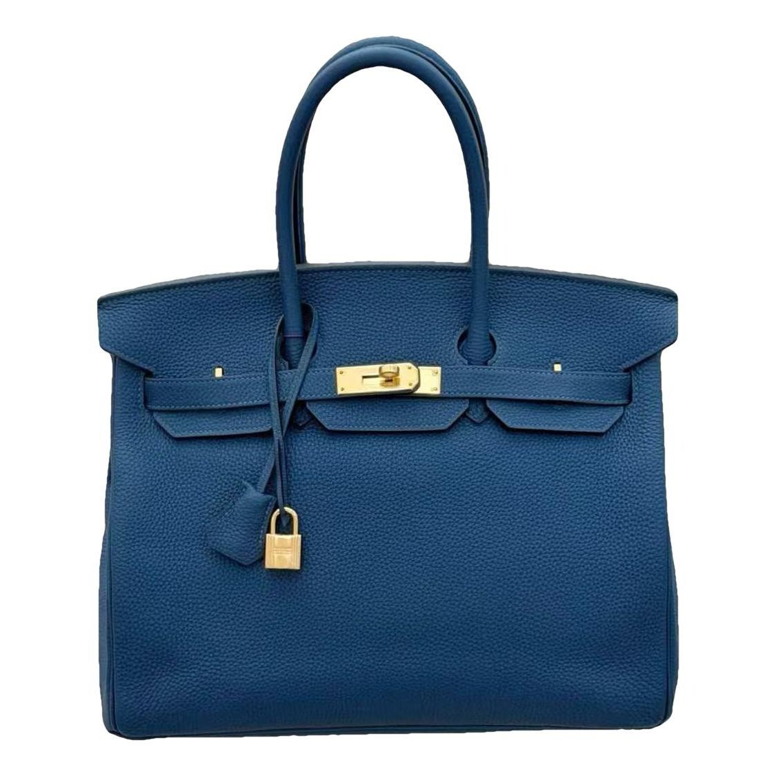 Hermes Birkin 35 Handbag Gold