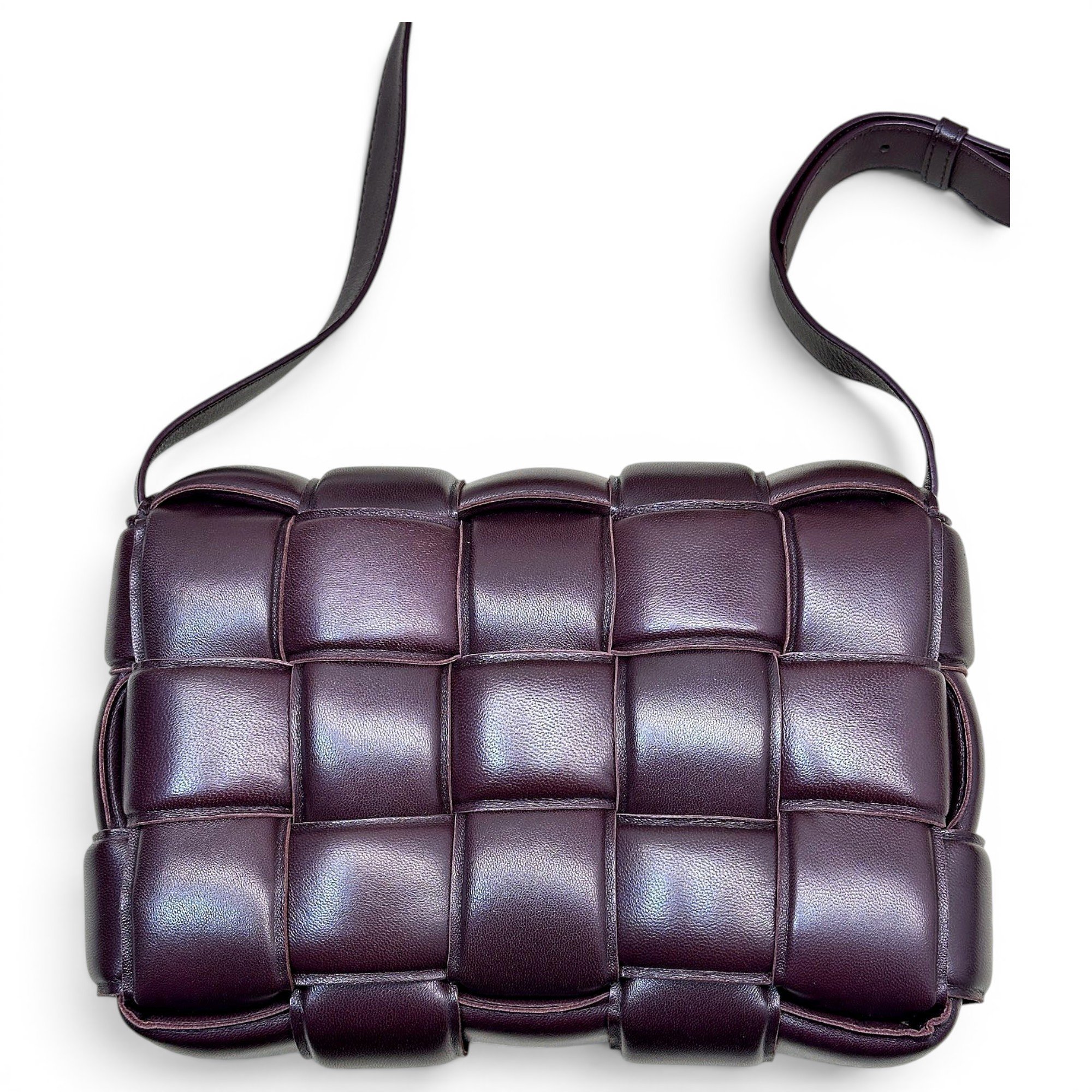 Cassette Padded leather handbag