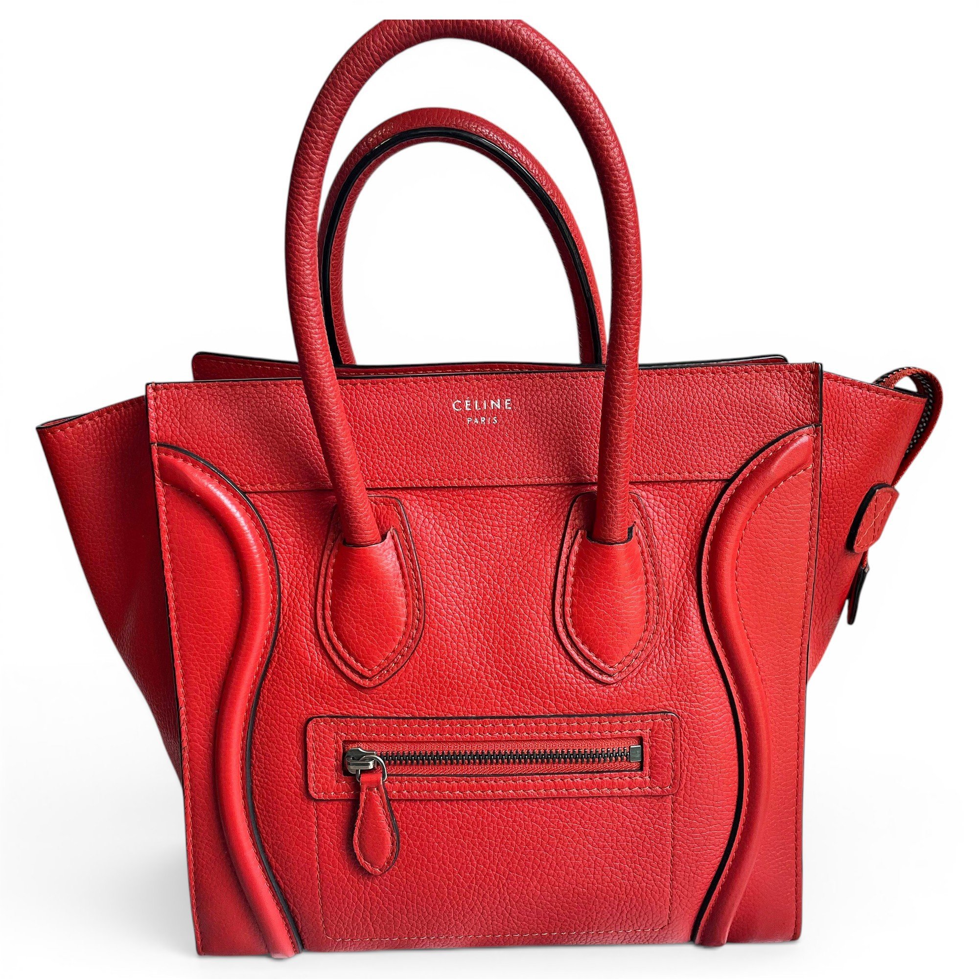 Luggage leather handbag