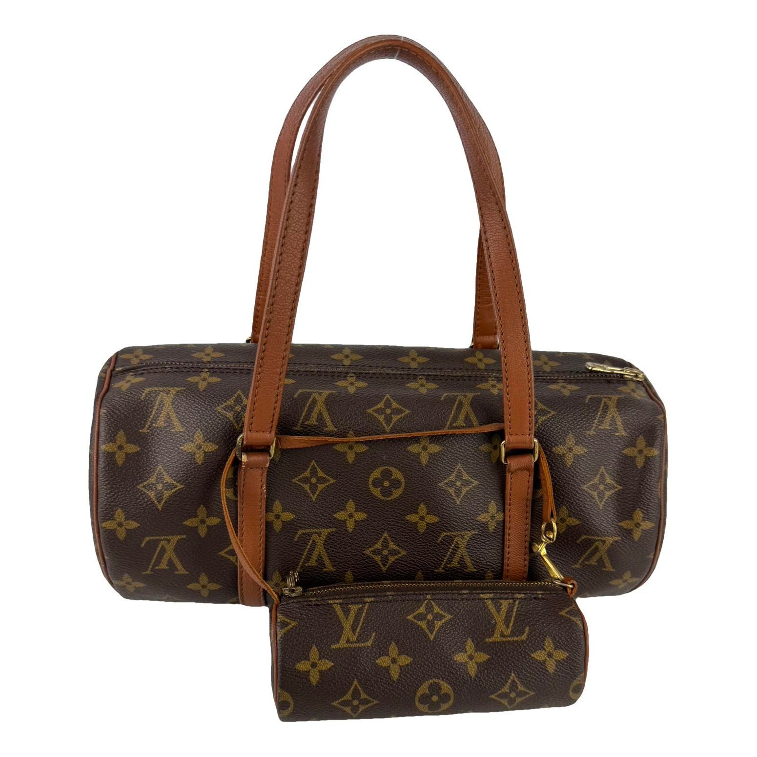 Papillon leather handbag