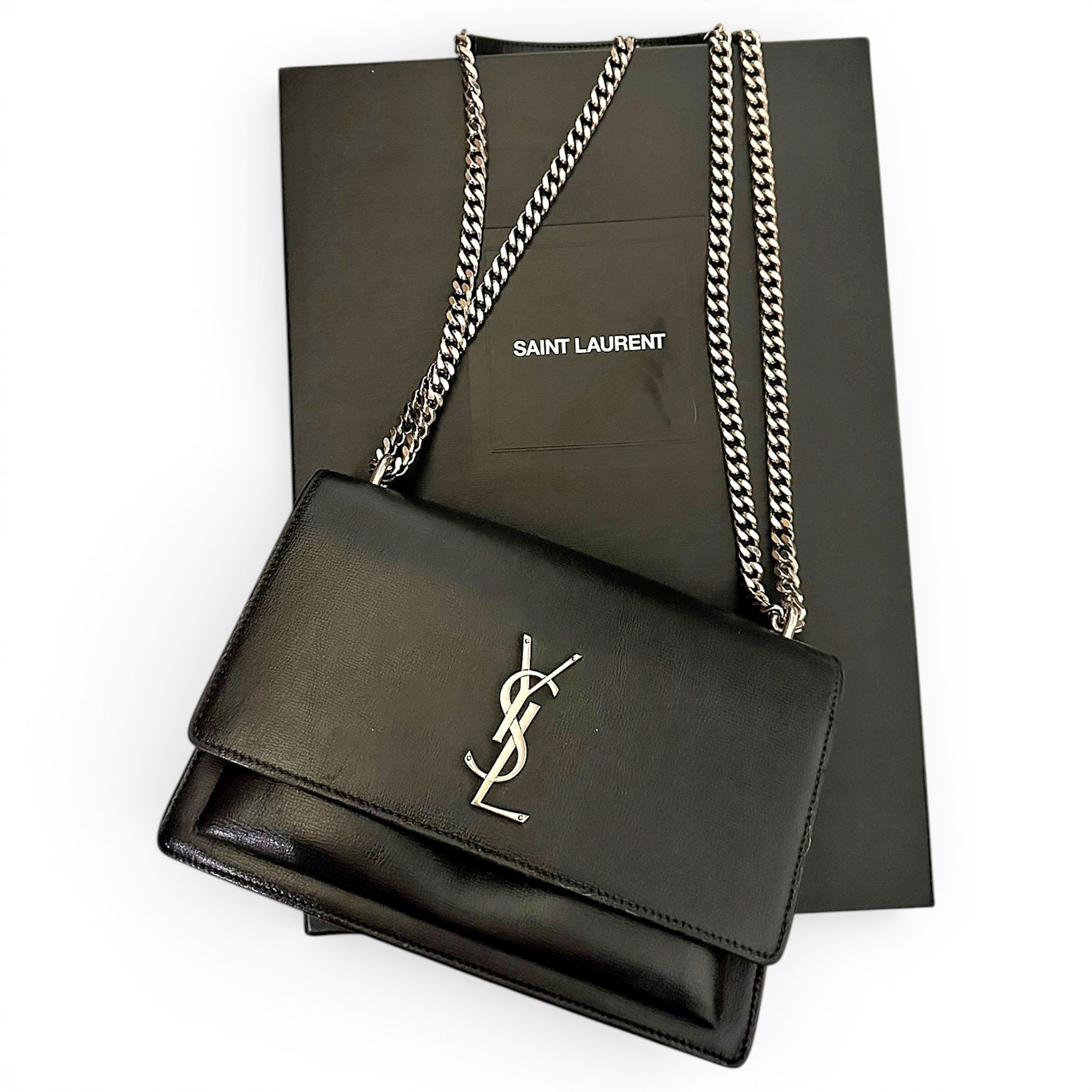 Sunset leather crossbody bag