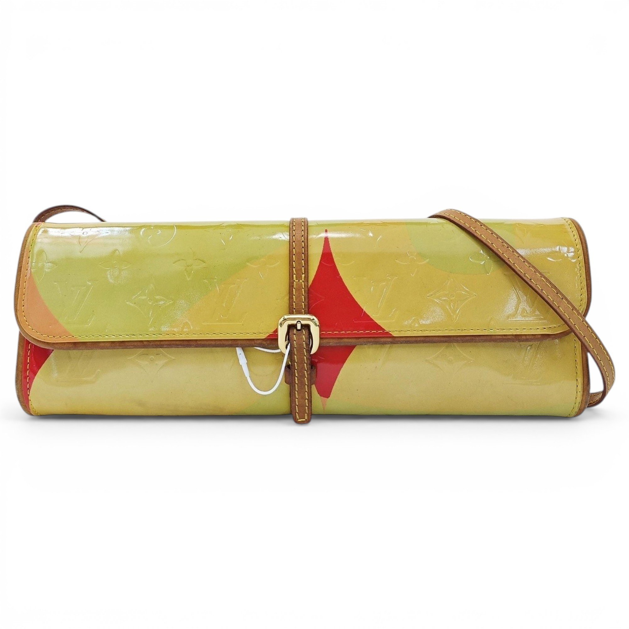 Patent leather handbag
