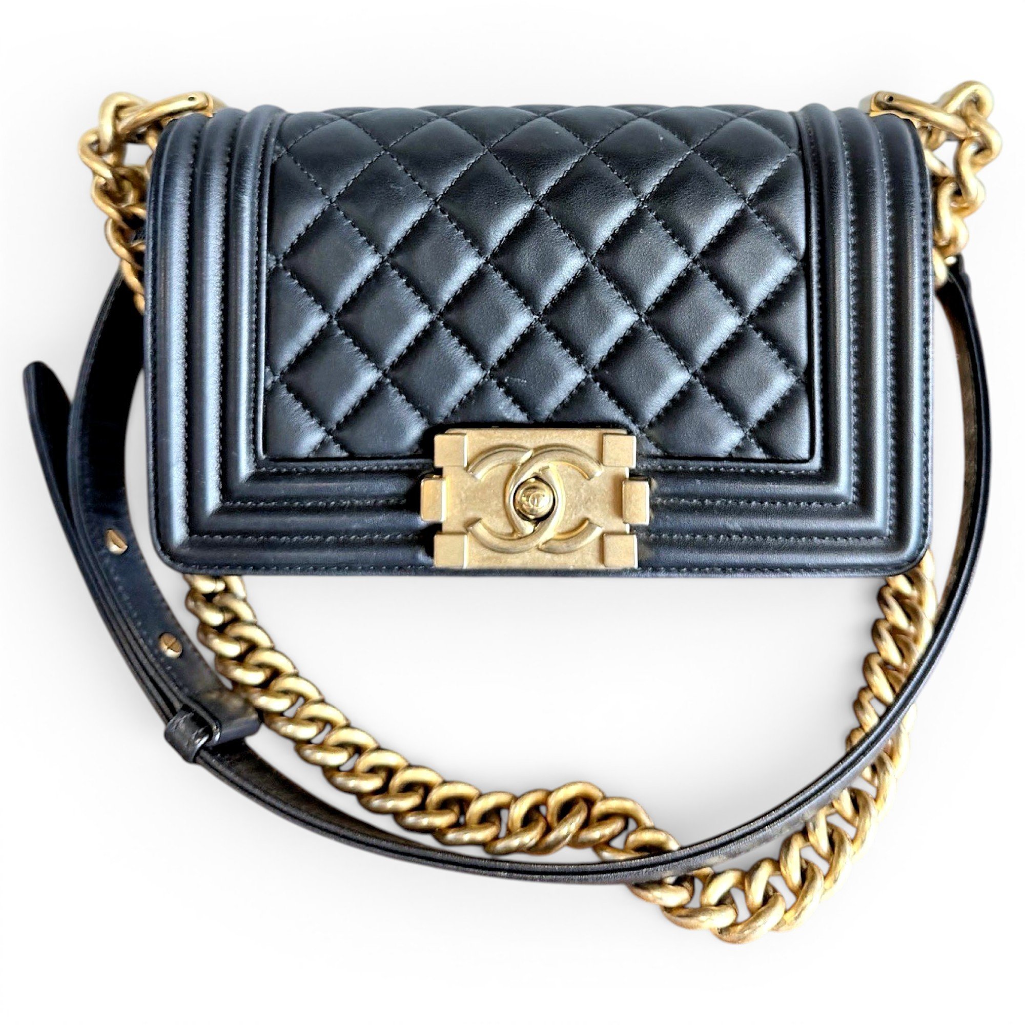Boy leather handbag