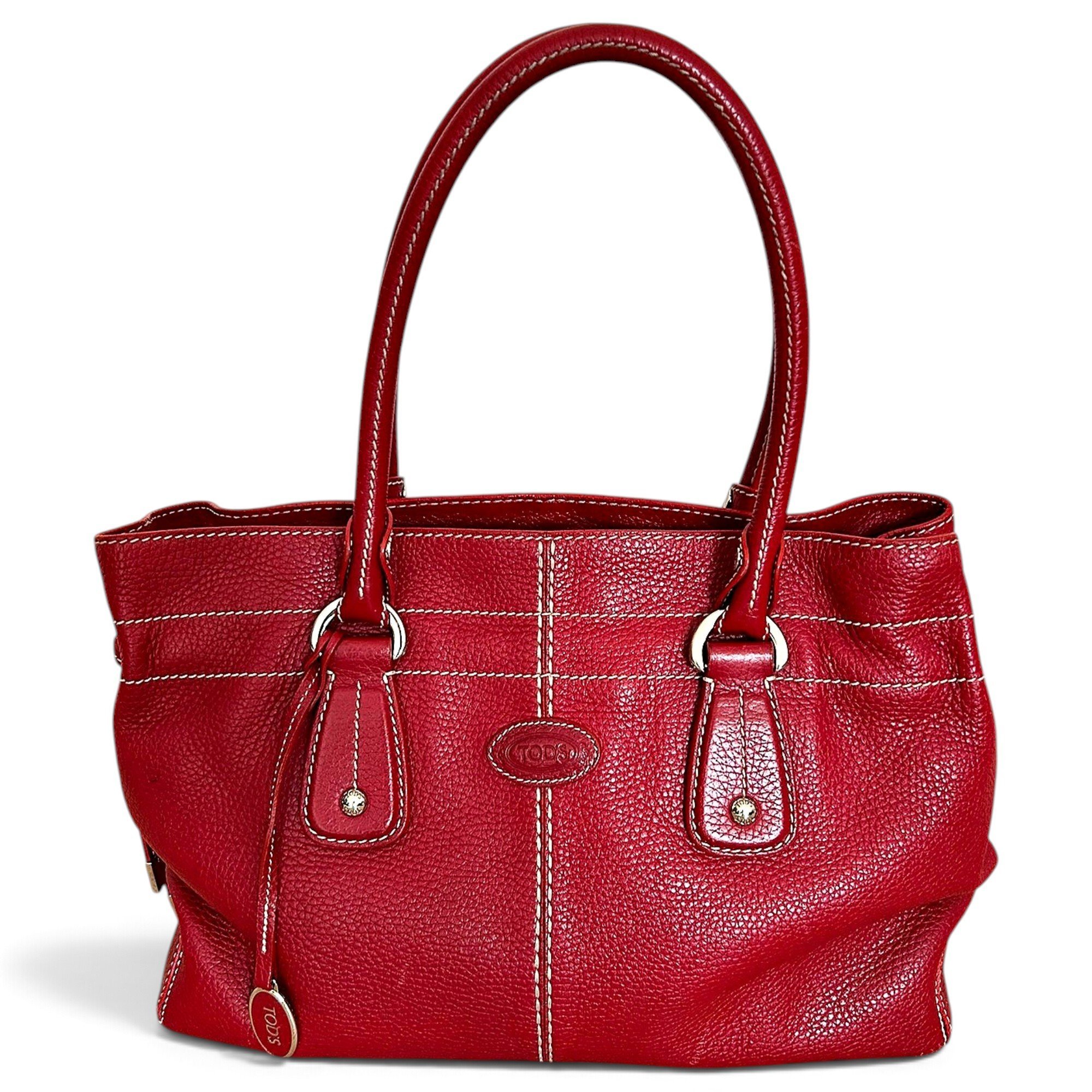 D Bag leather handbag