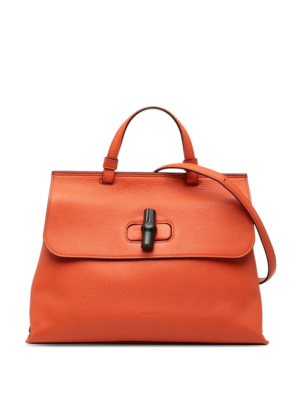 2000-2015 Medium Leather Bamboo Daily satchel