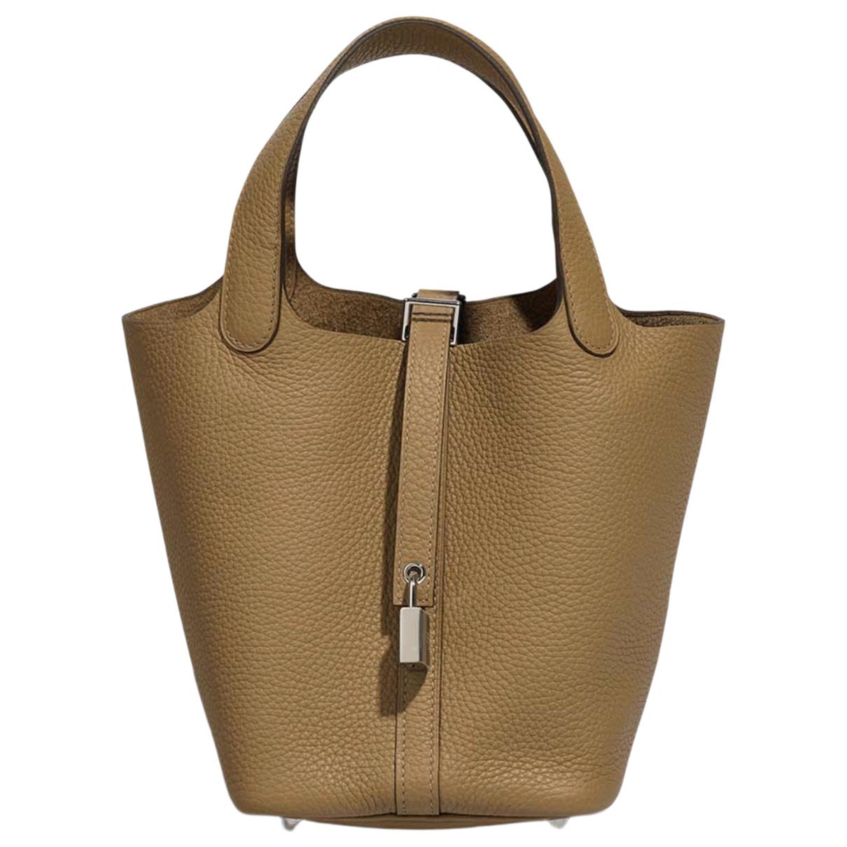 Picotin leather tote