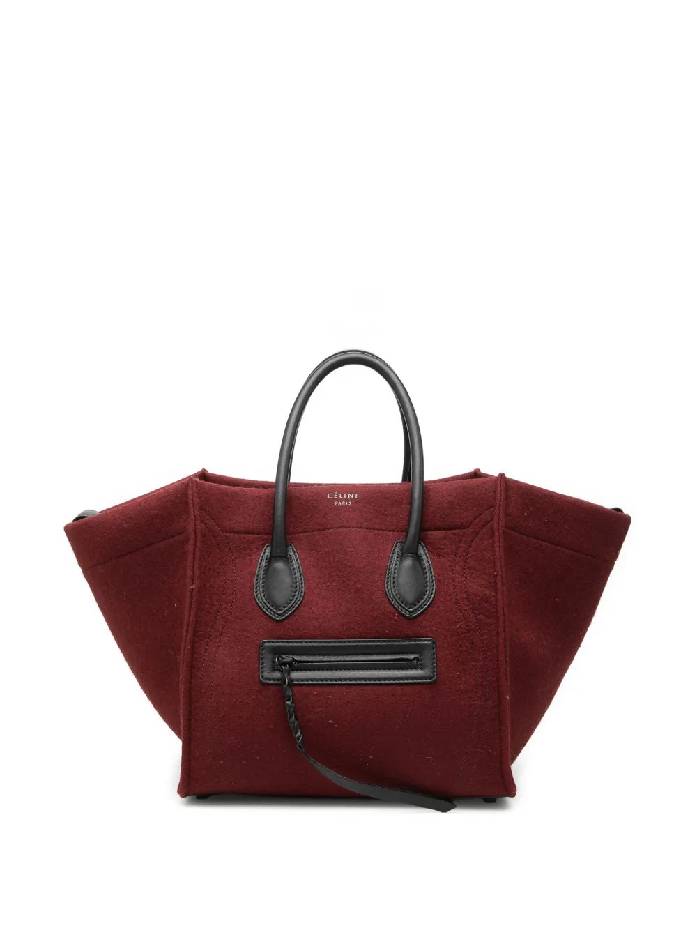 2012 Medium Felt Phantom Luggage tote bag